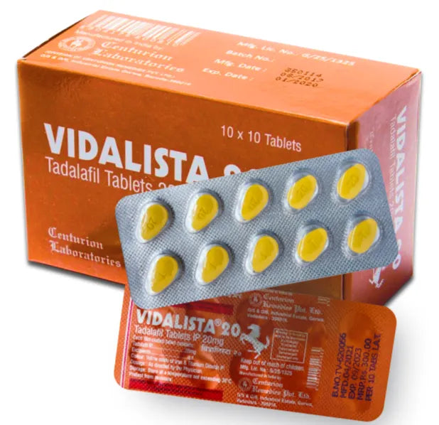 Vidalista 20mg/40mg/60mg